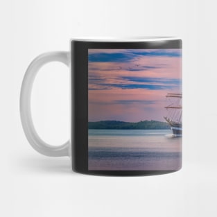 Tall Ship Ship at Sunset Mug